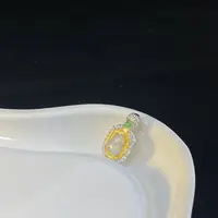 翡翠白冰葫芦吊坠  小巧精致冰透款吊坠【YS-2A78】