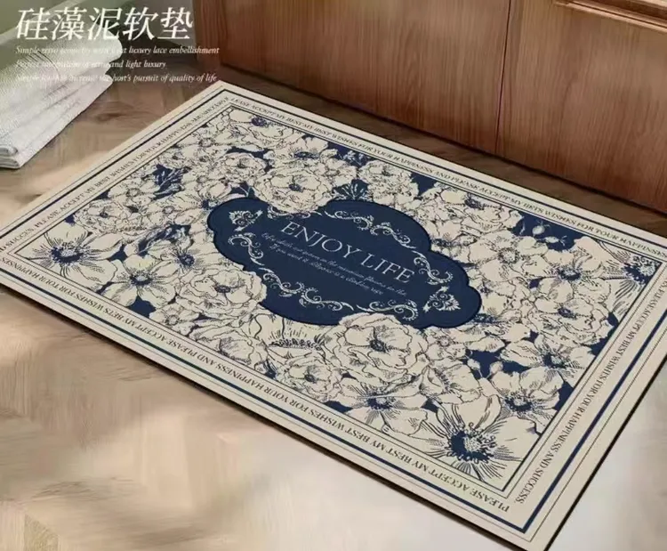 硅藻泥地垫门垫卫生间入户门厅入户门垫垫吸水防滑速干家用可裁剪