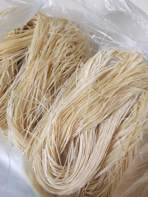 阳新本地土油面菜油面乡下纯手工油面