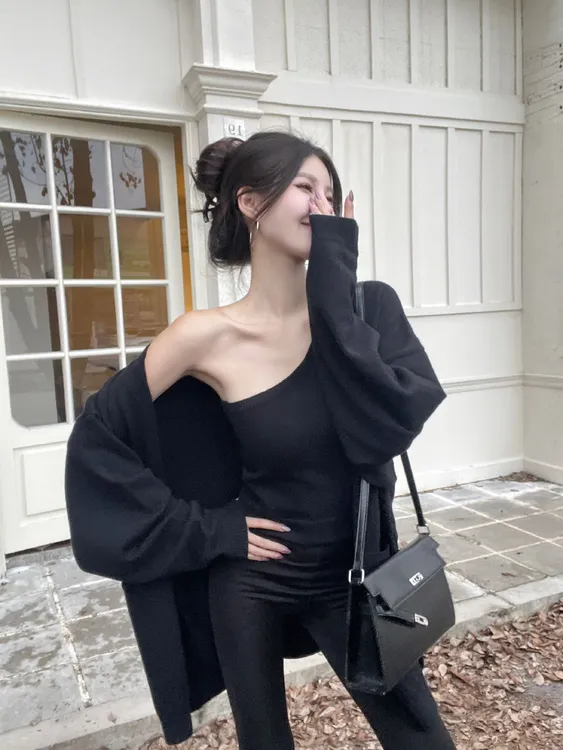 百搭显瘦气质简约休闲打底裤女2025春秋季新款时尚紧身显瘦长裤子