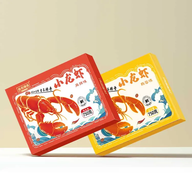 岳农臻选正宗麻辣调味小龙虾蒜蓉小龙虾4-6钱750g装