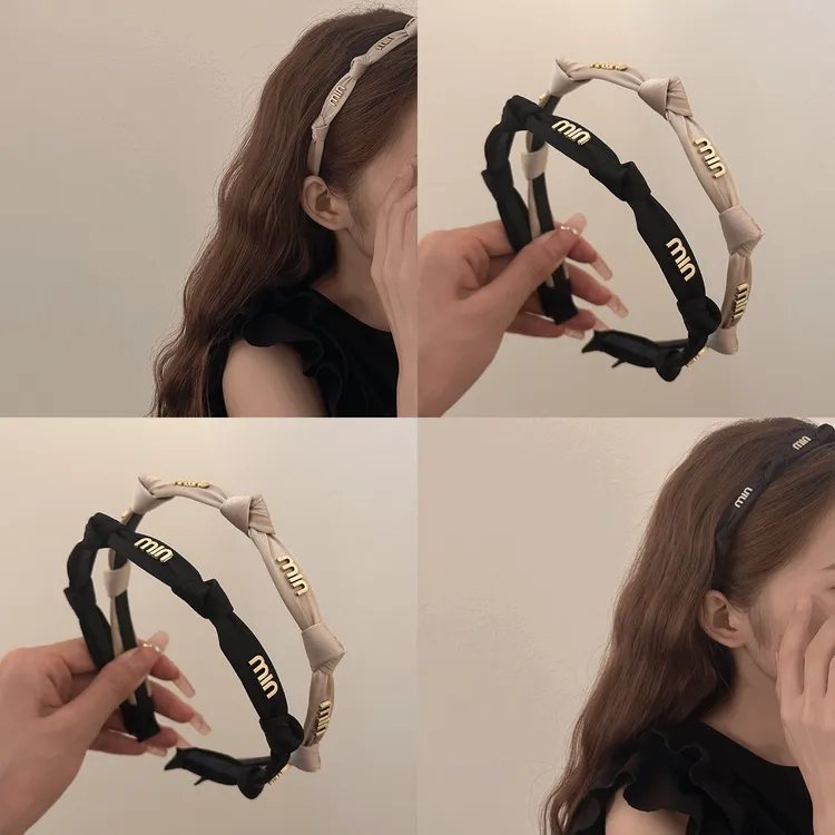 复古高级感发箍女气质百搭头箍压发发捆赫本小香风发卡精致发饰品