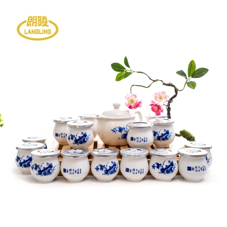 langling/朗陵朗陵罐酒小店推荐浓香型【玲珑青花】50度125ml*16