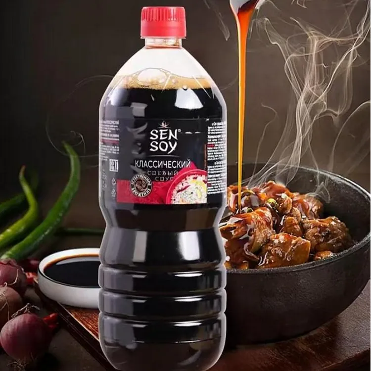 俄罗斯原装进口拉茜娅经典原汁酱油1000ml/瓶