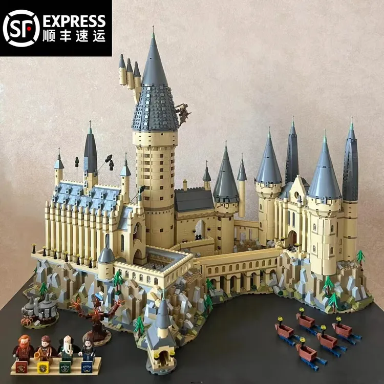 哈利波特系列成人拼装霍格沃兹积木-71043复刻高难度大型模型摆件