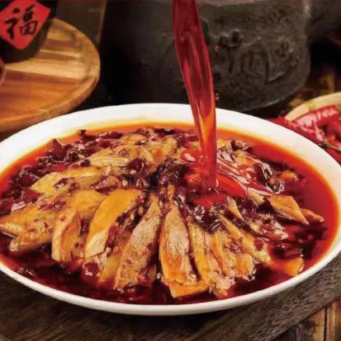 乡妹子麻辣鸡开袋即食顺丰冷链运输 散养跑山鸡制成的麻辣鸡500克