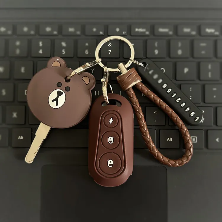 适用台铃优骏电动车钥匙套坦途EB菲萌优享C版KG优跑EB遥控保护包