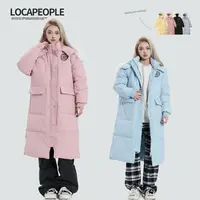 美式大毛领羽羽服长款加厚保暖面包服7126