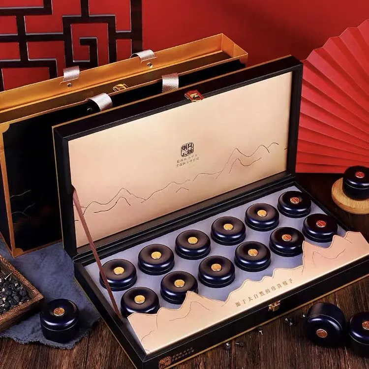 【送礼佳品】青海大果黑枸杞高档礼盒装送长辈领导滋补礼物营养品