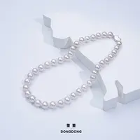 DDX619【董董】[新雪丸子]大点位淡水珍珠项链/10-12mm/S925