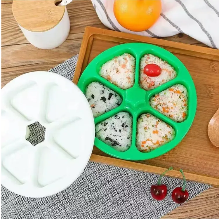 模具六合一商用家庭自制饭团便当盒制作紫菜包饭做寿司磨具三角