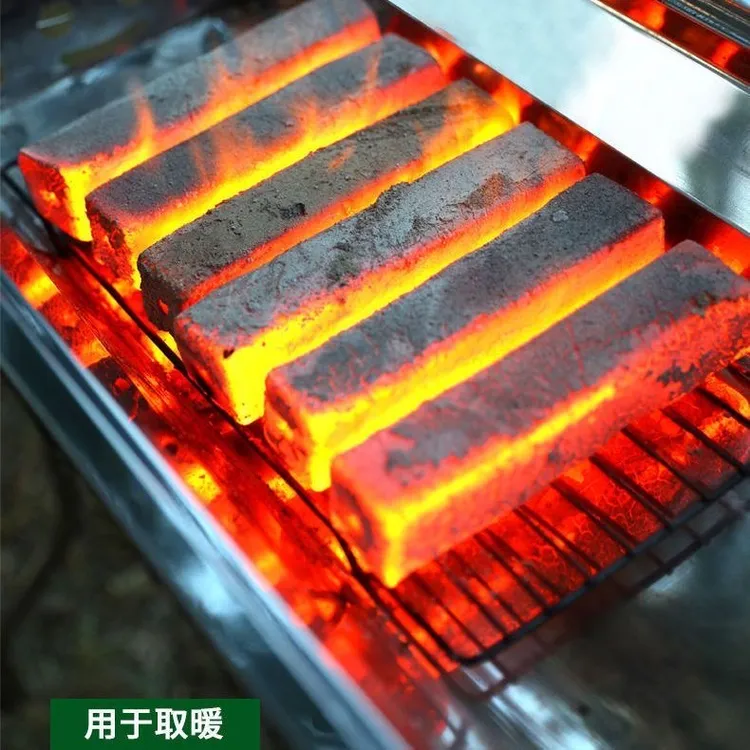 优质燃烧纯竹炭环保无烟无味耐烧室内取暖煮茶室外烧烤用途广