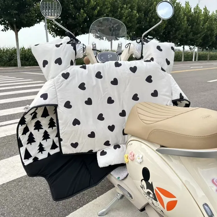 电动车挡风被冬季加绒加厚防水防寒加厚摩托车电瓶车三轮车防风罩