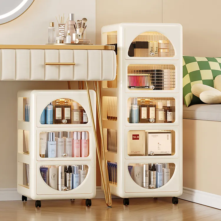 免安装多层收纳柜零食玩具柜储物床头柜零食杂物家用整理置物架子