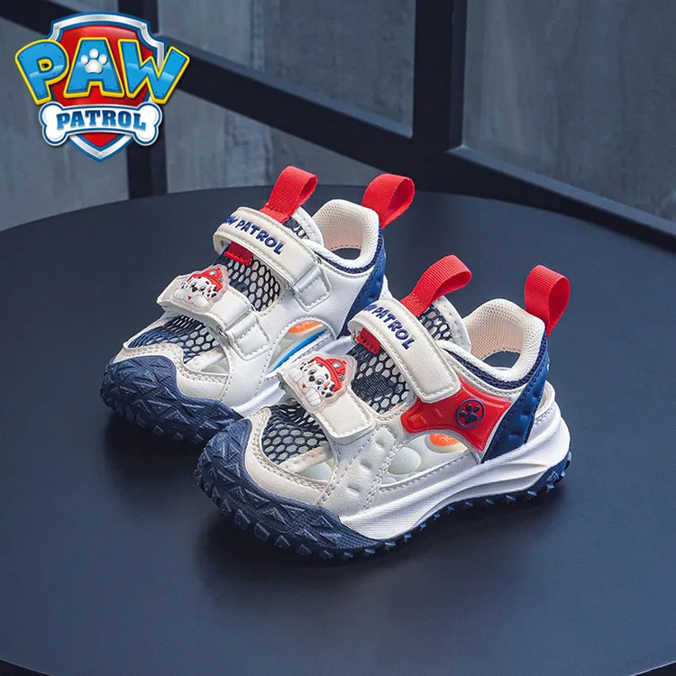 汪汪队童鞋男宝宝凉鞋夏季新款时尚软底儿童凉鞋防滑包头凉鞋男童