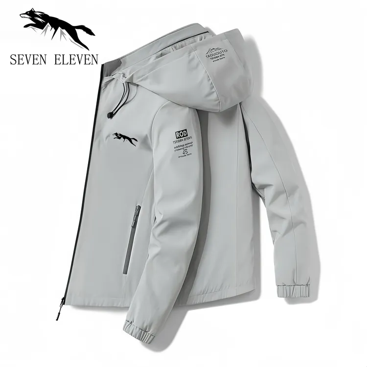 断码狼夹克休闲男士外套2025秋冬季新款韩版薄款时尚百搭运动风衣