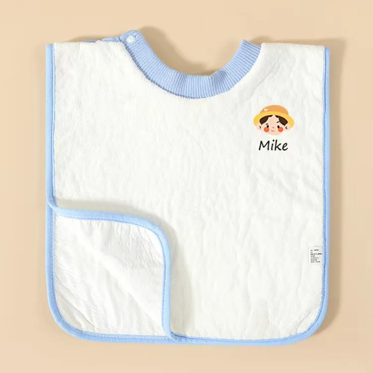 儿童洗漱巾围兜婴儿口水巾宝宝洗脸围巾刷牙小防溅衣吐奶幼儿用品