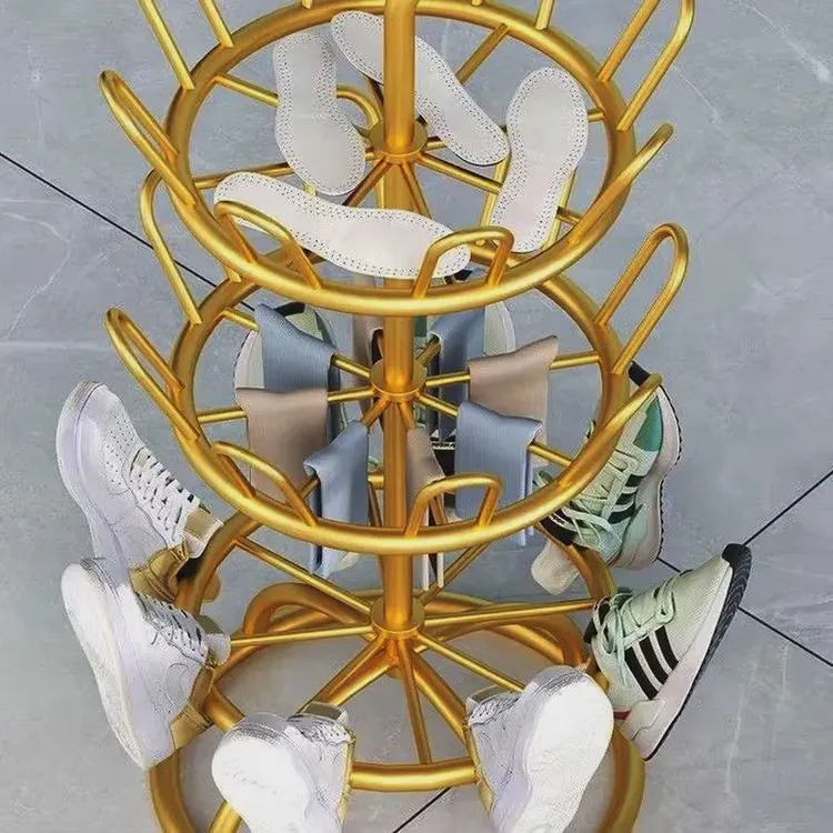 晾鞋架室外阳台家用型简易拖鞋挂架旋转鞋架落地晒鞋神器收纳晾晒