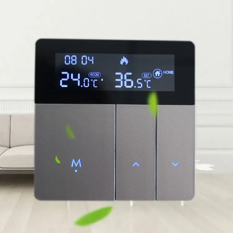 智能采暖器温控器 WIFI智能恒温可编程电热温度控制器简约齐全