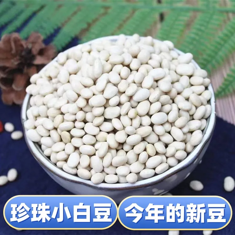 贵州珍珠小白豆小颗粒白芸豆煮粥炖排骨白小豆颗粒很小2-9斤