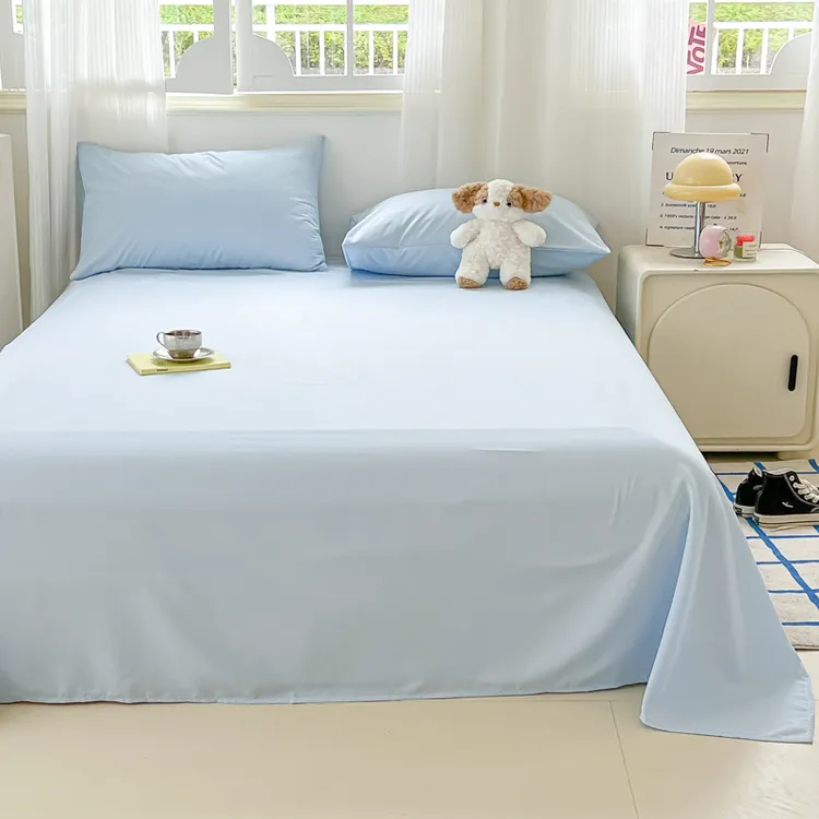 纯色单人床单单件1.5米宿舍床四季家用高档加厚1.8米x2米大床床单