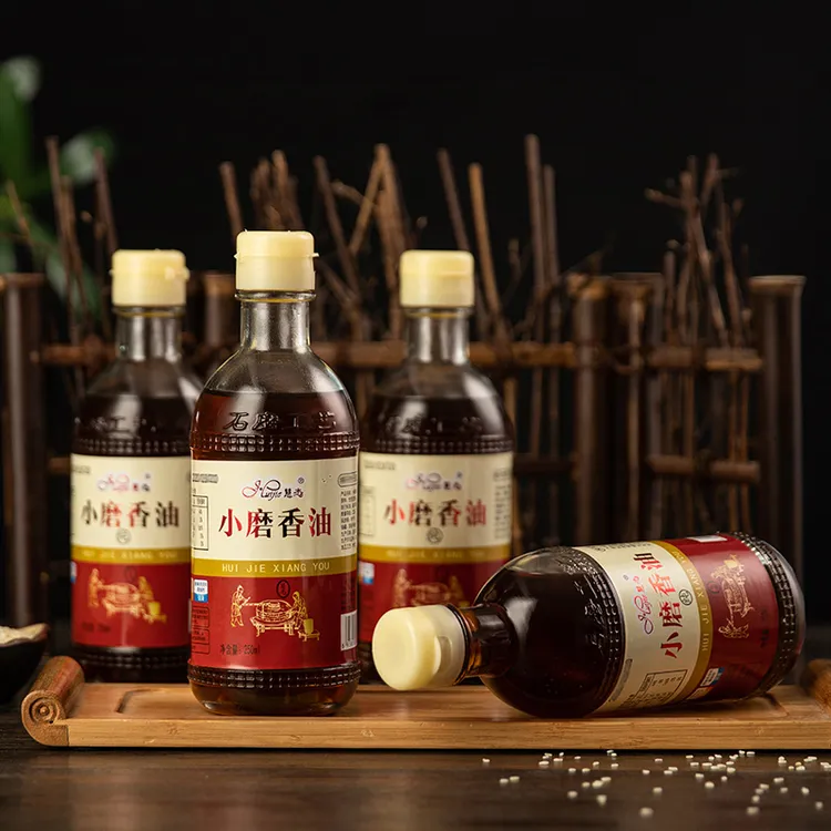香油传统醇正白芝麻油小磨香油芝麻油月子油家用瓶装调味油多搭配