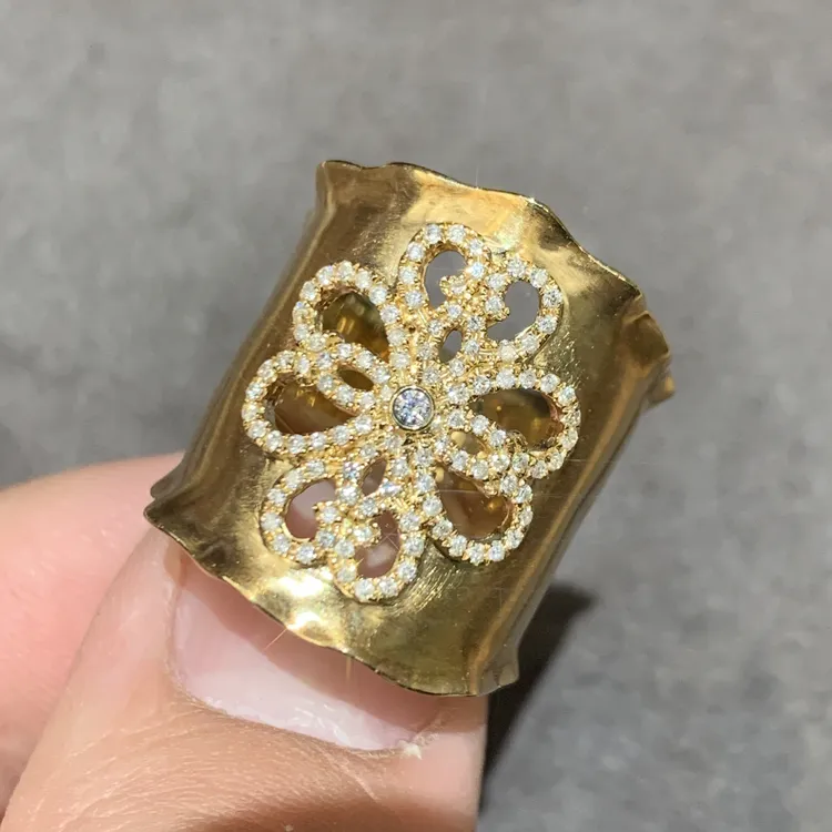 0.46ct钻石戒指 18K