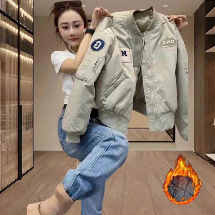 夹克外套女士2025年秋冬款加厚保暖美式炸街又酷又飒时尚机车服潮