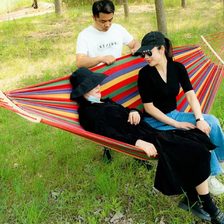 吊床秋千单双大用户外儿童防侧翻露营野外懒吊椅宿舍寝室室内学生