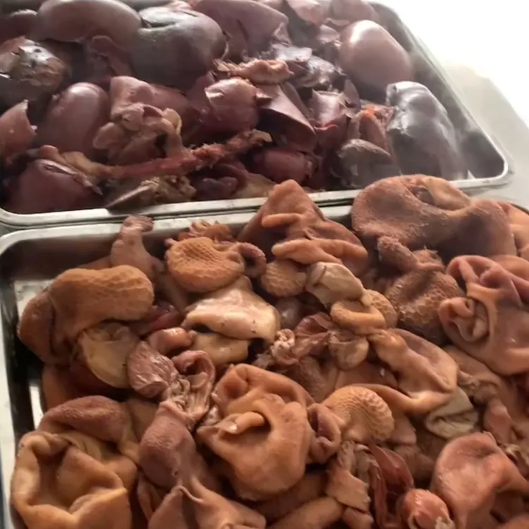 柴火大锅卤煮清真五香羊杂，羊头羊肚羊心肝肺，肚包肉，肚包脑