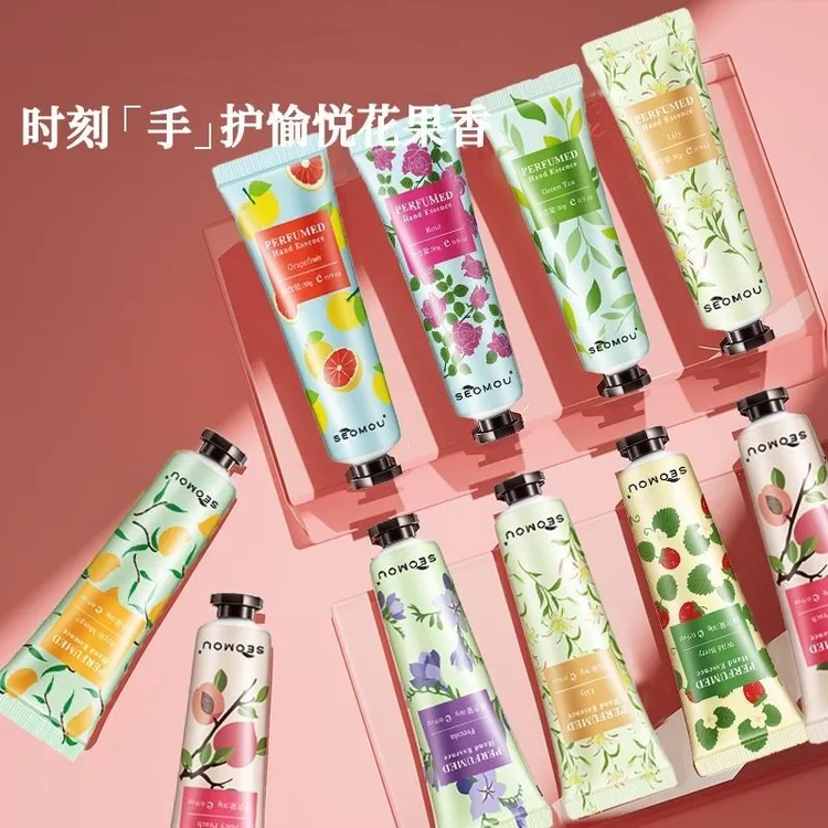 SEOMOU花香护手霜花果香氛补水嫩肤防干清爽保湿嫩白润护防裂
