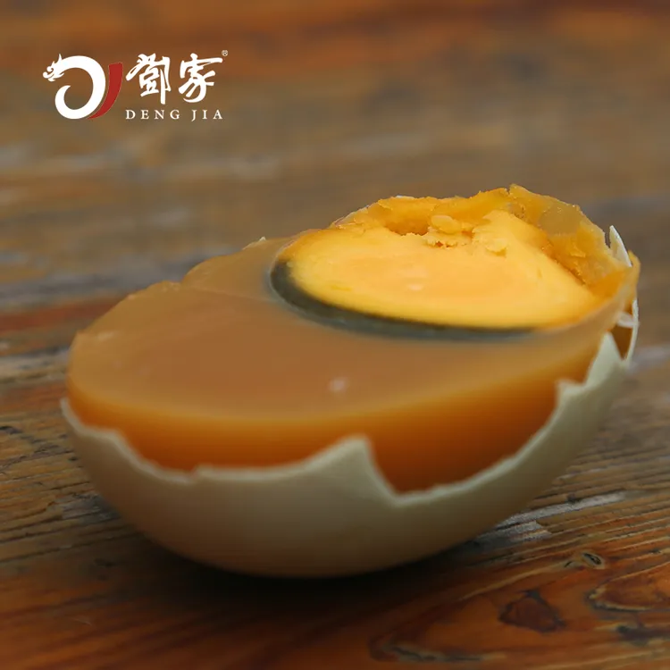 邓家盐皮蛋  未抽真空裸蛋60g 精选腌制黄心盐皮蛋