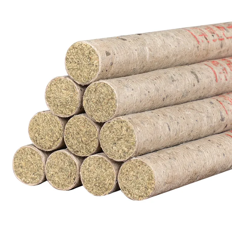 三年陈 手工 石研艾条 桑皮纸石磨艾条散装纯正石碾艾条艾柱 南阳