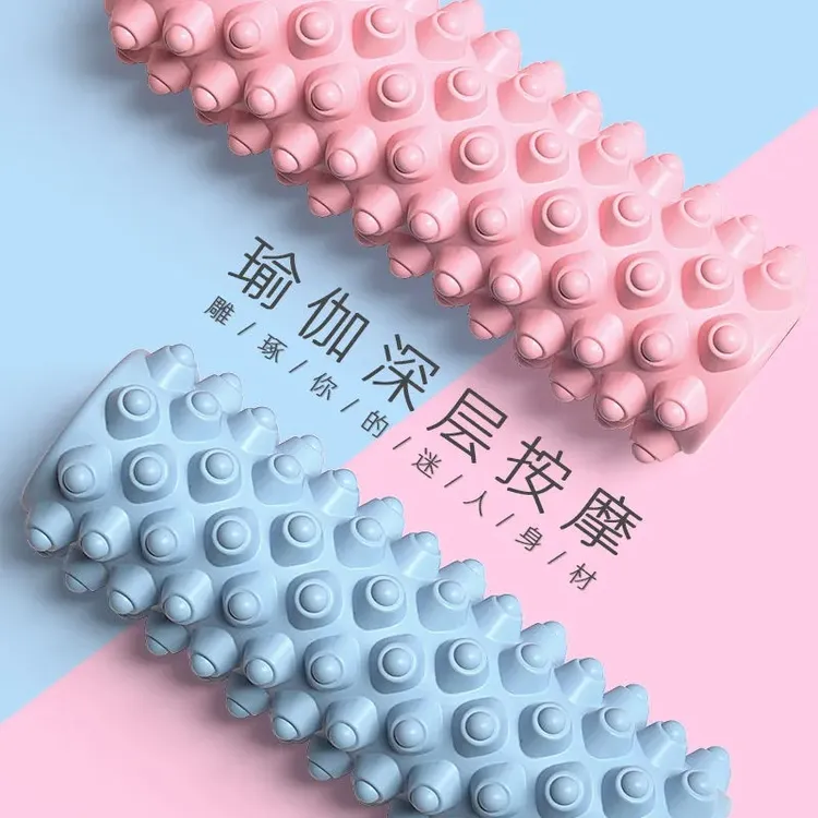 【好物精选】泡沫滚轴健身肩颈背部腿部放松按摩狼牙瑜伽轴筋膜柱