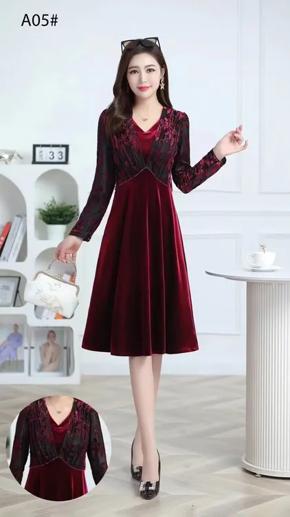 自家生产，时尚洋气.连衣裙