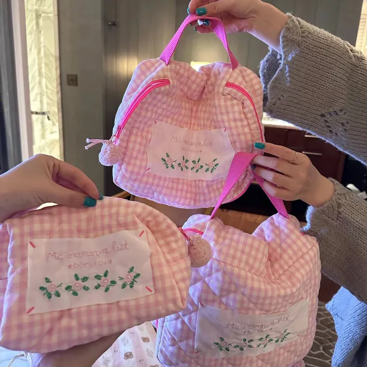 【BORAKOO小卖店点这里】格子化妆包