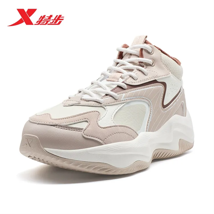 特步闪电5.0棉鞋2024保暖加绒户外休闲鞋运动鞋女子976418370017