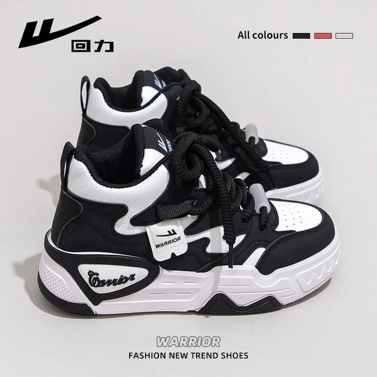 回力高帮鞋女2025新款秋季厚底防滑休闲板鞋百搭潮流时尚运动女鞋