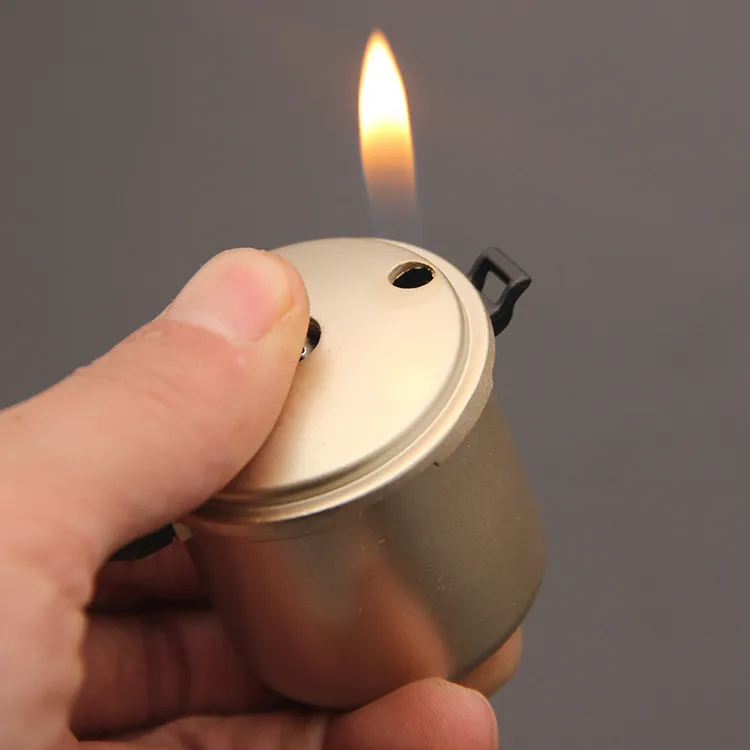创意造型高压锅打火机个性创意明火耐用金属质感造型小玩意