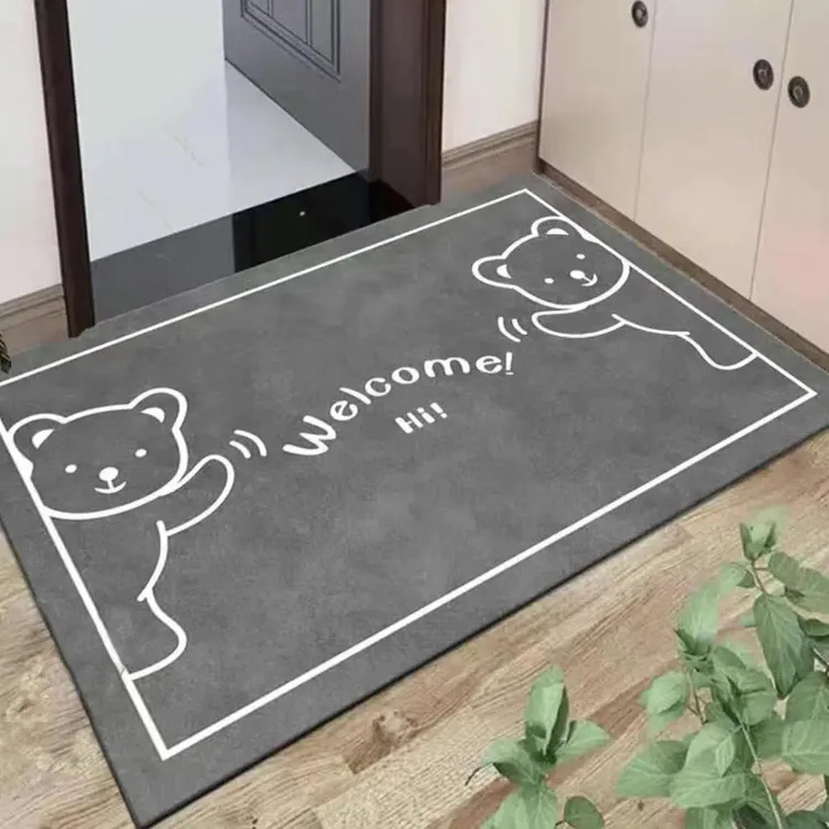 入户门地垫大门口防滑简约耐脏门垫进去玄关脚垫客厅家用轻奢地毯