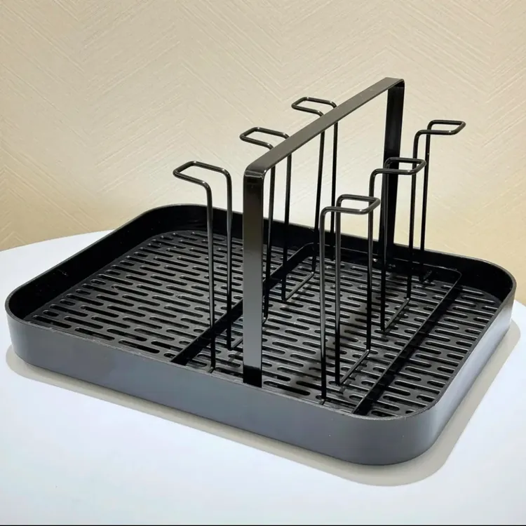 杯架子网红爆款茶杯家用玻璃杯水壶客厅置物架倒挂沥水收纳托盘