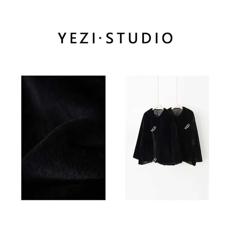 【皮草女孩】（加色）澳洲進口美利奴皮毛一体大衣24391803-9/1