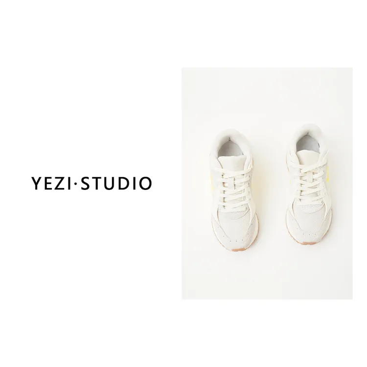 【逐风】线条层次感缓冲效果厚底休闲跑步鞋24351104