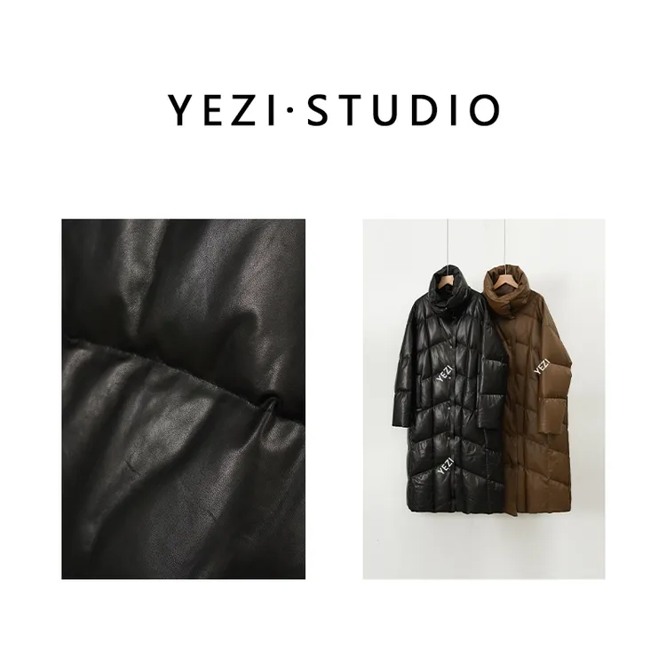 【现货】【温暖壁炉】半植鞣绵羊皮250g高充绒鹅绒服24412113