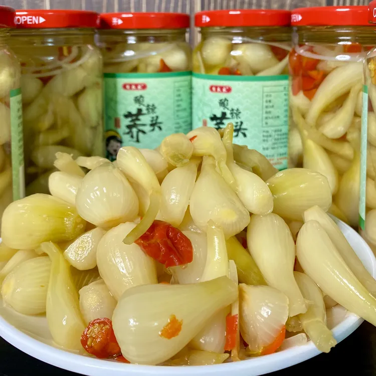 广西酸辣荞头常温开盖即食香辣脆口中低辣度荞头酸