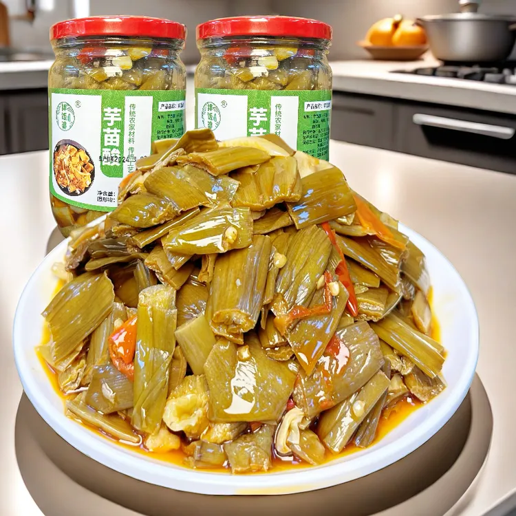 拌饭婆广西芋苗酸酸笋手工芋苗酸拌面拌粉下饭菜香辣