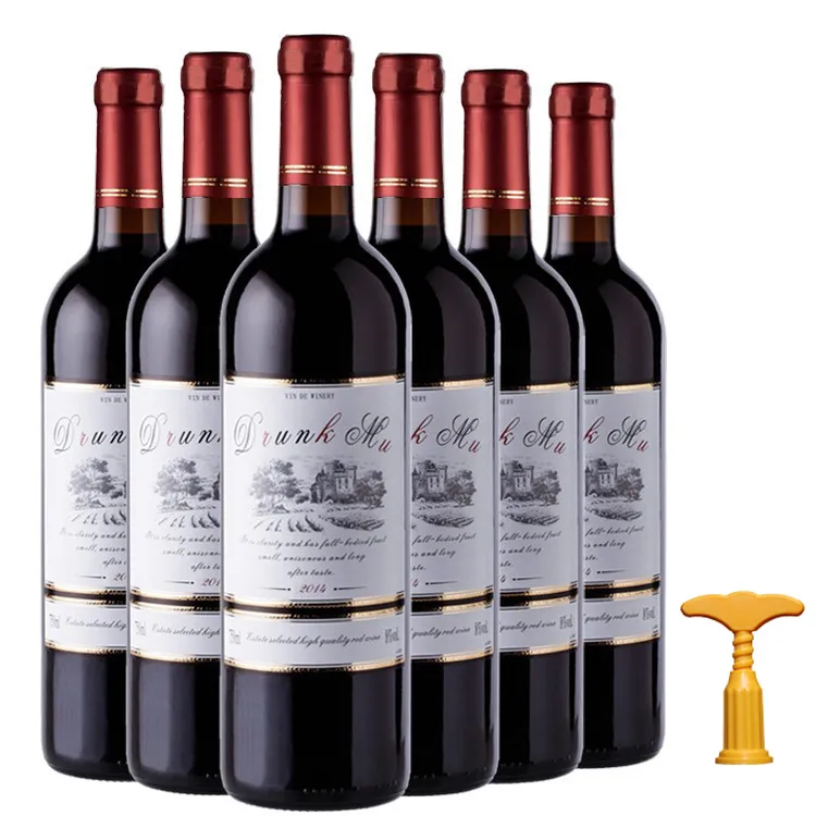 醉慕甜红葡萄酒红酒专卖推荐整箱酒水原汁经典精选果香浓郁