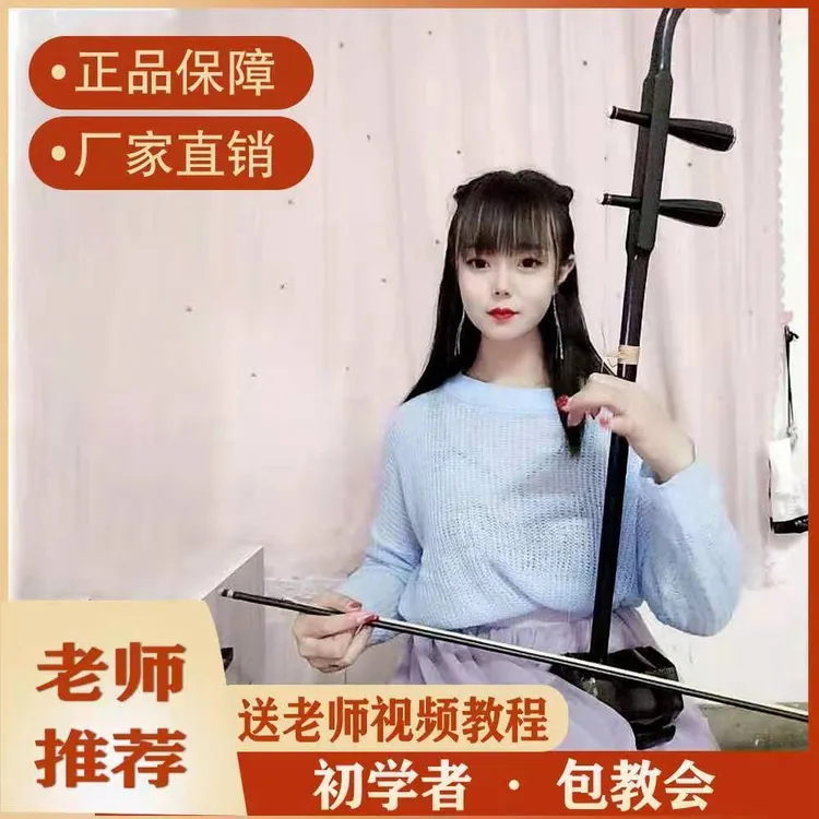 苏州黑檀木二胡乐器厂家直销正品入门级初学者二胡专业演奏  考级
