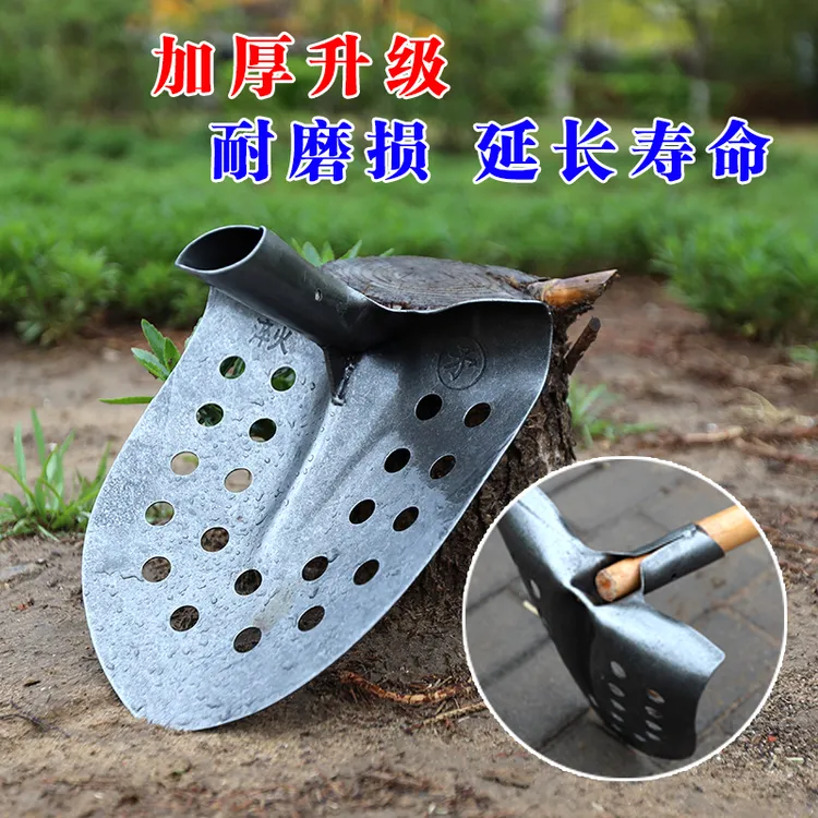 热卖锰钢水道锹加厚排水沟清淤泥锹掏下水道漏眼铲清污水井工具