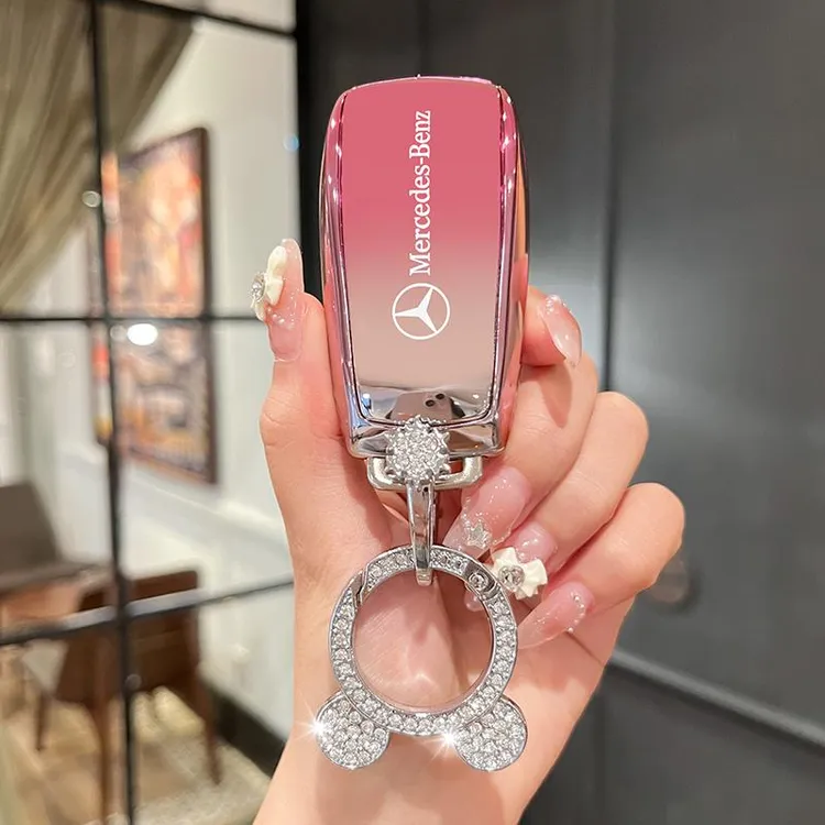 适用24款奔驰E300l钥匙套c260l180l/a200l/c200l/GLC260/GLA200女